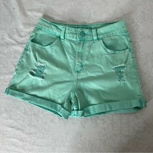 Justice High Rise Mini Mom Shirt Size 16